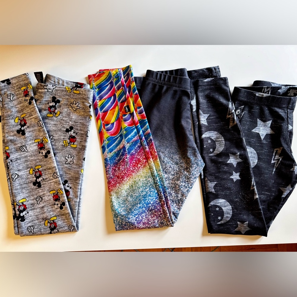 Lot of 3 leggings TEREZ - Girls size Small (7/8)
